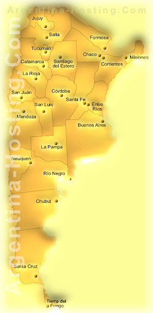 Mapa de Provincias Argentinas